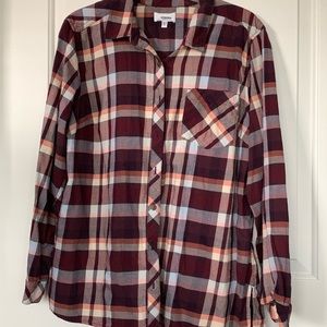 Plaid Button Up Shirt